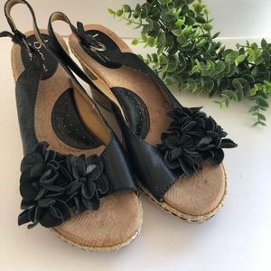 Born Leather Wedges